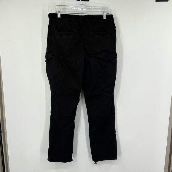 Pilcro by Anthropologie Utility Pants in Washed Black/Gray Ankle Zippers - Picture 5 of 8